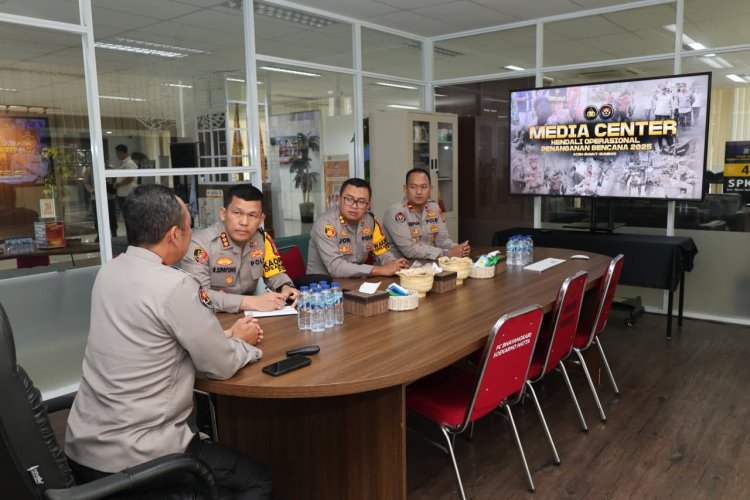 Polri Buka Media Center Kemanusiaan di Bandara Soetta